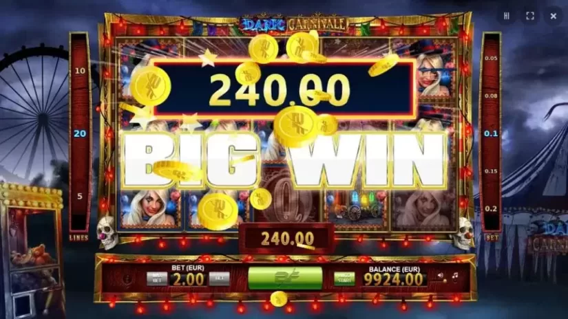 Dark Carnivale slot screenshot 3