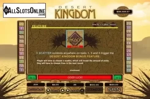 Scatter. Desert Kingdom from RTG