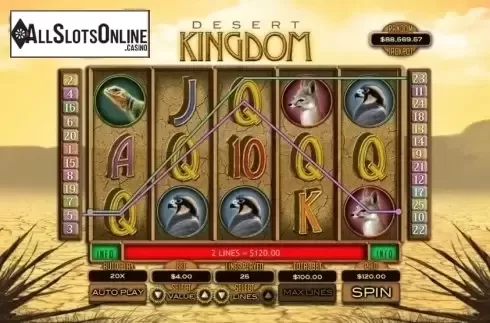 Win Screen. Desert Kingdom from RTG