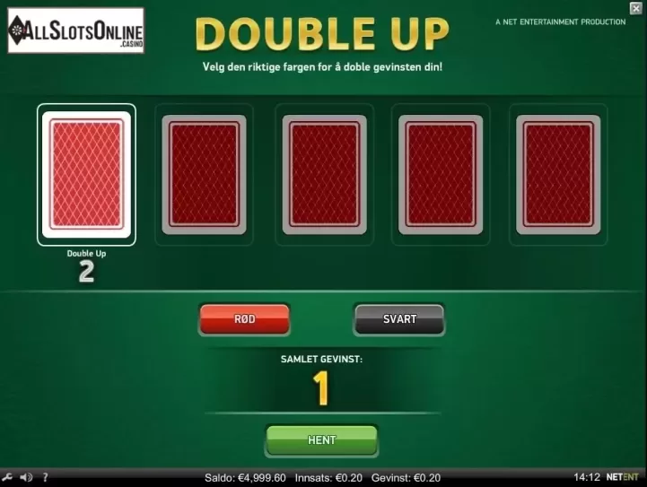Gamble. Deuces Wild Double Up (NetEnt) from NetEnt