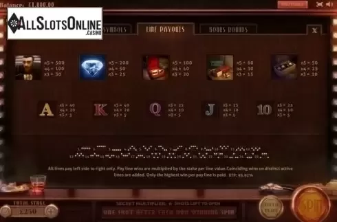 Screen4. Don's Millions from Cayetano Gaming