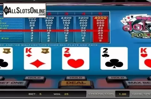 Win Screen. Double Joker Poker (Nucleus Gaming) from Nucleus Gaming