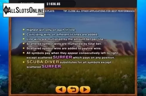 Game Rules. Down Under (GMW) from GMW
