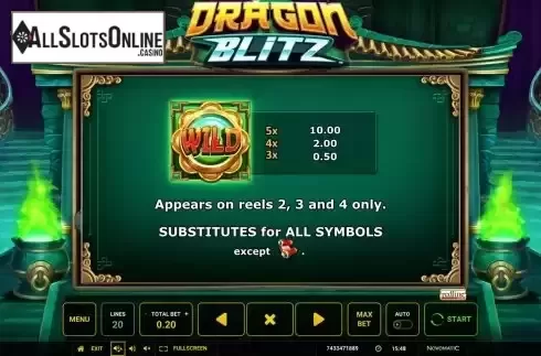 Wild pays screen