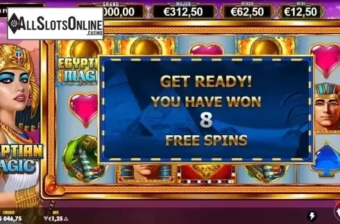 Free Spins Win Screen 2