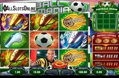 Game Workflow screen . Football Mania Deluxe from Wazdan