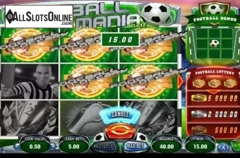 Win Screen 2. Football Mania Deluxe from Wazdan