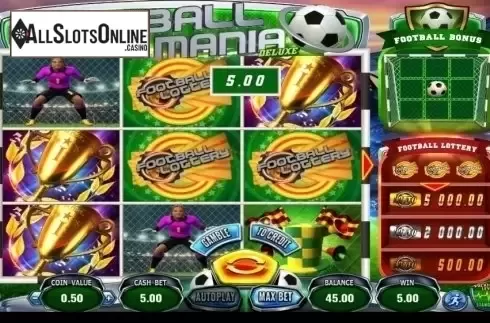 Win Screen 3. Football Mania Deluxe from Wazdan