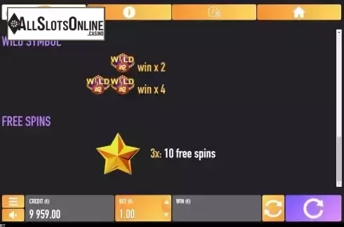 Scatter Symbol screen