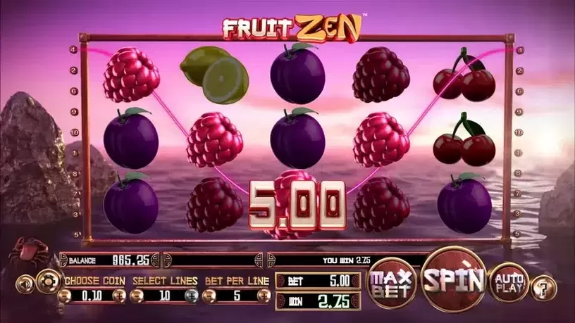 Fruit Zen slot screenshot 4