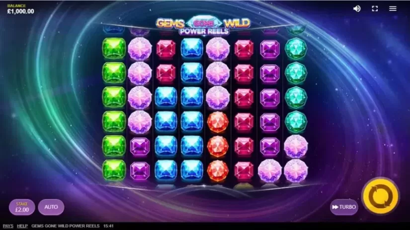 Gems Gone Wild: Power Reels slot screenshot 1
