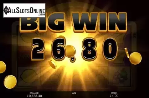 Big Win Screen