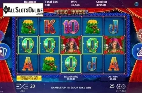 Win Screen. Gold & Horse from DLV