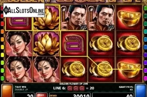 Screen 4. Golden Flower Of Life from Casino Technology
