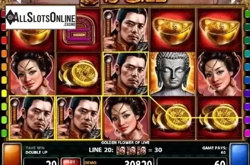 Screen 6. Golden Flower Of Life from Casino Technology