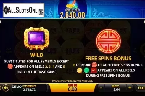 Special symbols screen