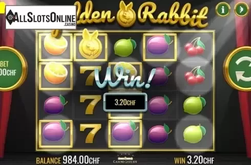 Win Screen 2. Golden Rabbit from PAF