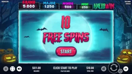 Hallowin slot screenshot 6