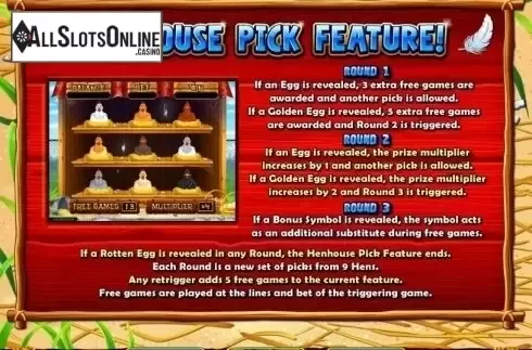 Bonus 2. Hen House from RTG