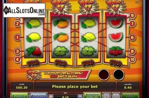 Reels. Hold it Casino from Greentube