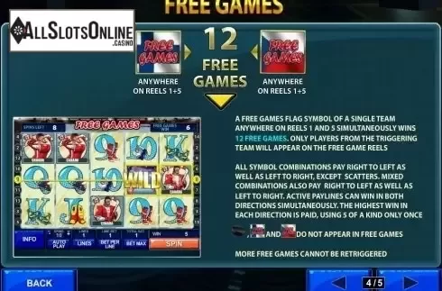 Paytable 4. Ice Hockey from Playtech