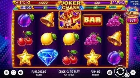 Joker Chase slot screenshot 1