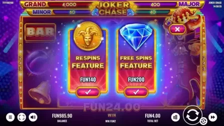 Joker Chase slot screenshot 3