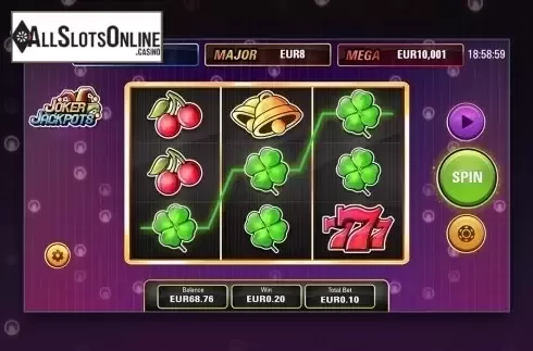Win Screen. Joker Jackpots (Electric Elephant) from Electric Elephant