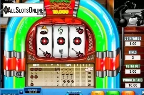 Screen6. Juke Box 10,000 from SkillOnNet