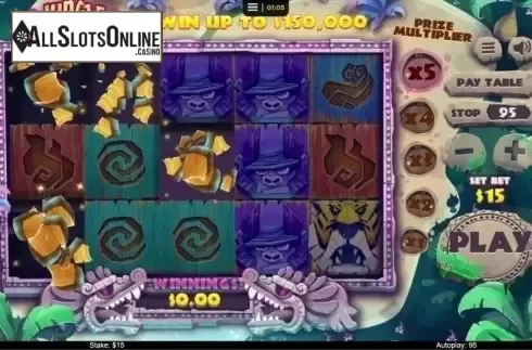 Win Screen 1. Jungle Tumble from Instant Win Gaming