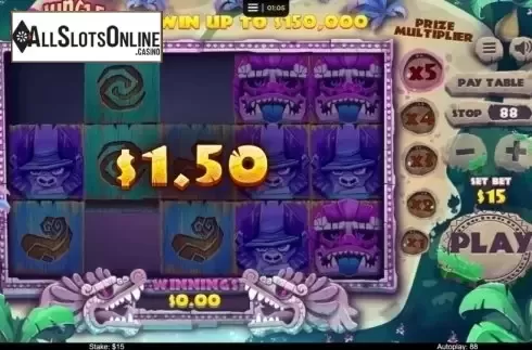 Win Screen 3. Jungle Tumble from Instant Win Gaming