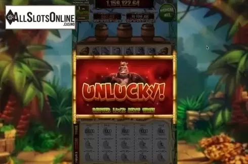 Game Screen. King Kong Cash Scratch Card from Blueprint