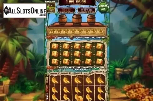 Game Screen. King Kong Cash Scratch Card from Blueprint