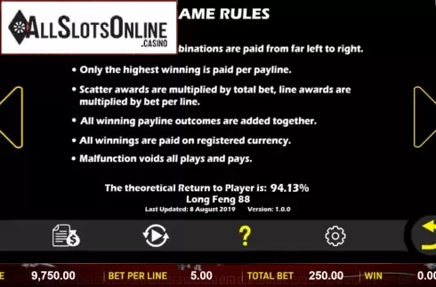 Info. Long Feng from Aspect Gaming