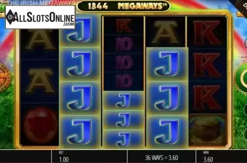 Win Screen 1. Luck O' The Irish Megaways from Blueprint