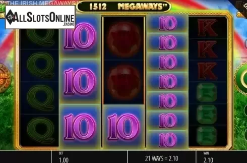 Win Screen 2. Luck O' The Irish Megaways from Blueprint