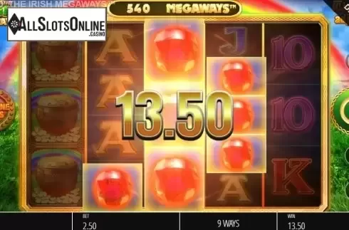 Win Screen 3. Luck O' The Irish Megaways from Blueprint