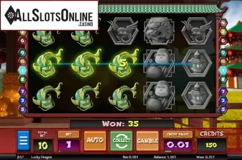Win Screen. Lucky Dragon (MGA) from MGA