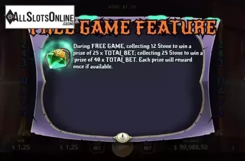 Free Games feature screen