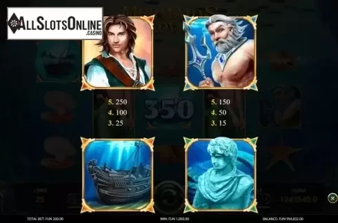Symbols . Mermaid's Love from Leap Gaming
