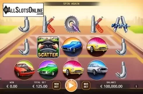 Reel Screen. Muscle Cars from KA Gaming