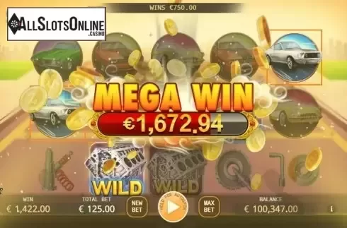 Mega Win. Muscle Cars from KA Gaming