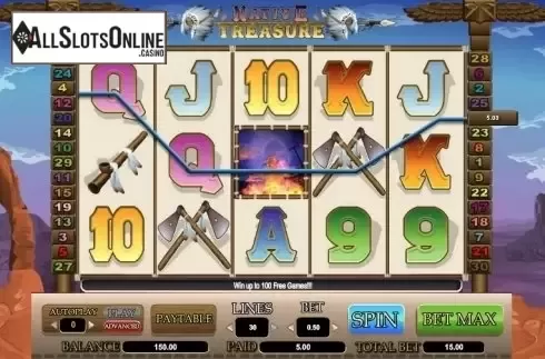 Screen 2. Native Treasure from Amaya