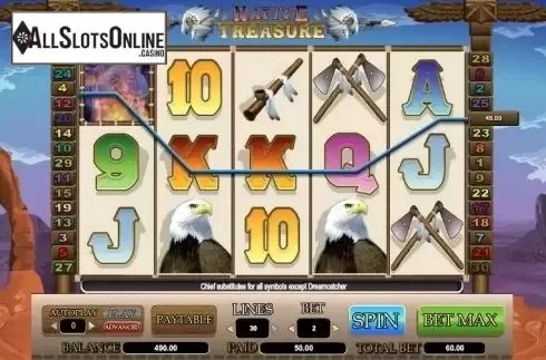 Screen 3. Native Treasure from Amaya