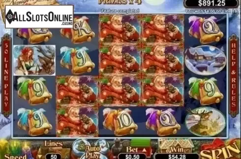 Win Screen. Naughty List from RTG
