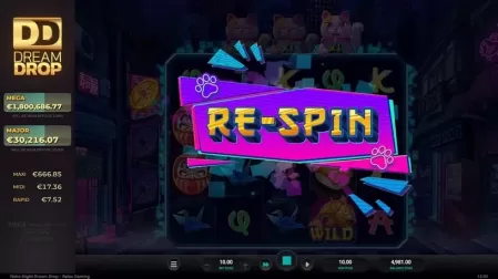 Neko Night Dream Drop slot screenshot 2