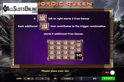 Free Games features screen