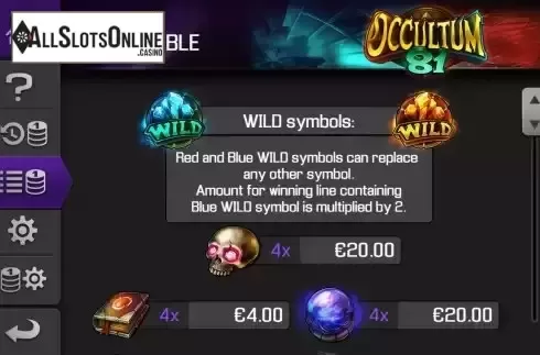 Paytable