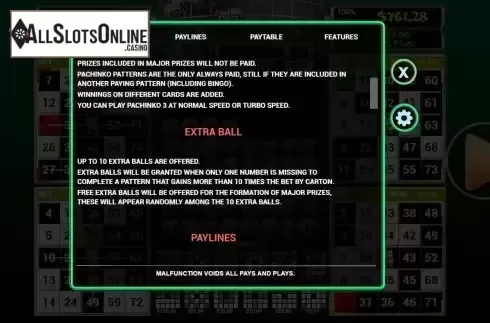 Paytable 2