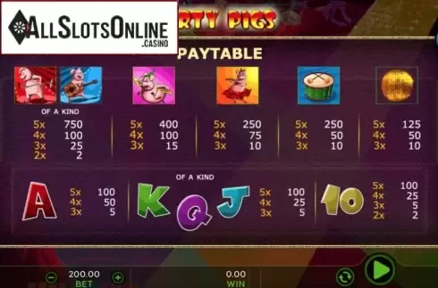 Party Pigs Payline. Party Pigs from 888 Gaming
